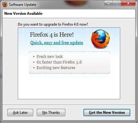 Firefox 4 đạt 1 triệu lượt tải về sau 3 giờ đầu tiên